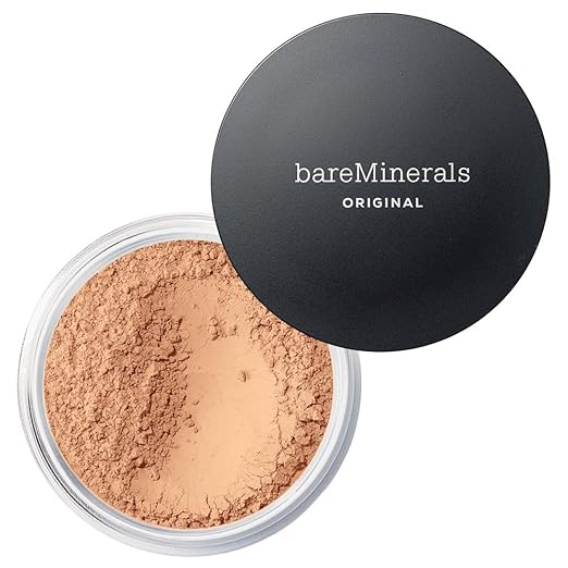 Original Loose Powder Foundation SPF 15, Lightweight Mineral Loose Powder Foundation Makeup