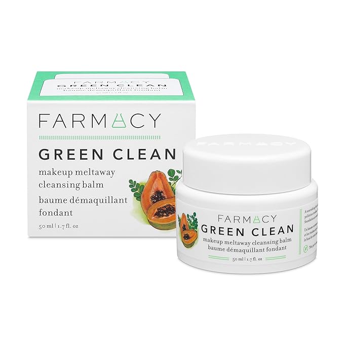 Natural Makeup Remover - Green Clean Makeup Meltaway Cleansing Balm Cosmetic - Travel Size 1.7 oz