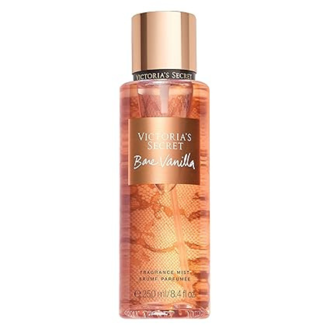 Victoria's Secret Bare Vanilla Body Spray for Women, Notes of Vanilla and Soft Cashmere Collection