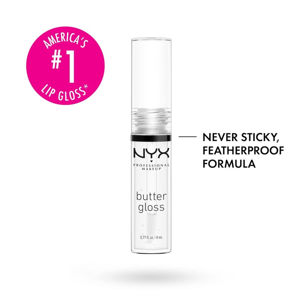 NYX PROFESSIONAL MAKEUP Butter Gloss, Non-Sticky Lip Gloss