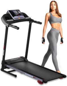 Foldable Home Fitness Equipment with LCD for Walking & Running