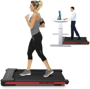 GOYOUTH 2 in 1 Electric Treadmill Motorized Exercise Machine