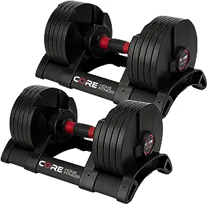 Core Fitness® Adjustable Dumbbell Weight Set