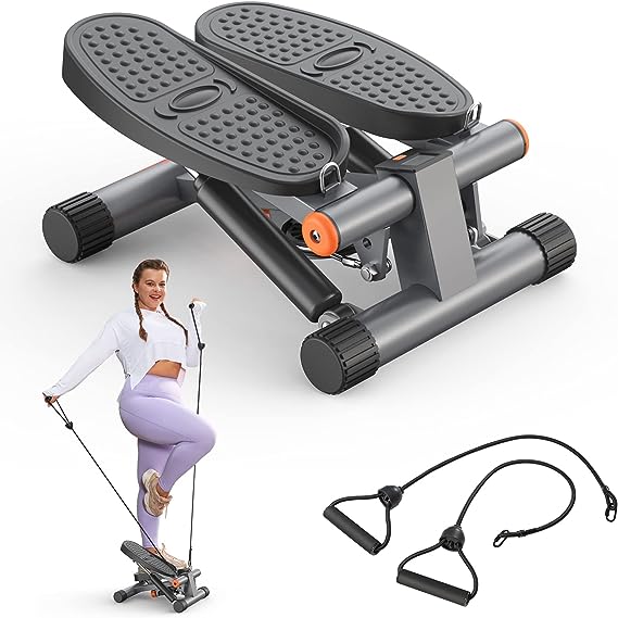 Niceday Steppers for Exercise, Stair Stepper with Resistance Bands