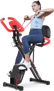 Fold-able Fitness Stationary Bike Machine