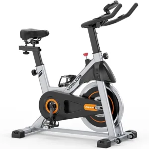 YOSUDA Indoor Brake Pad/Magnetic Stationary Bike for cardio workouts