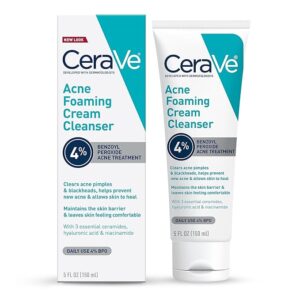 Foaming Cream Cleanser available at Amazon